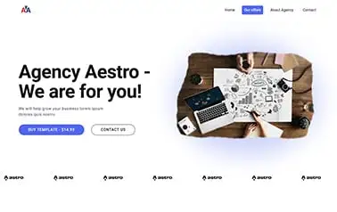 Agency Astro Template Page
