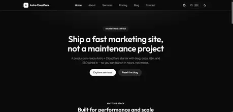 Astro Cloudflare Starter