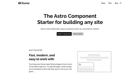 Astro Component Starter