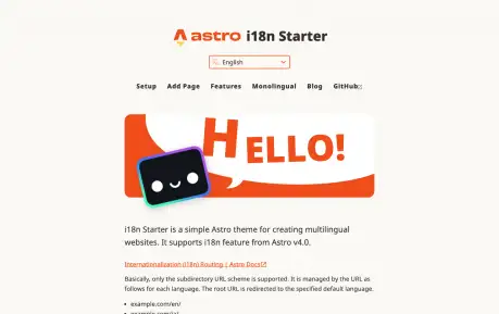 Astro i18n Starter
