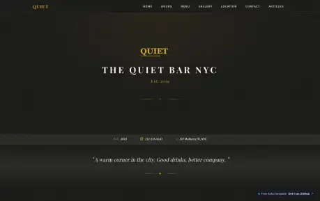 Quiet Bar